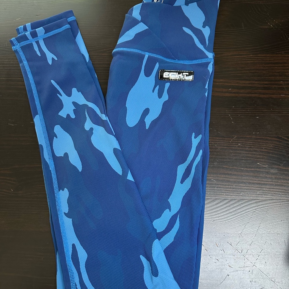 ECHT Blue Camouflage Leggings